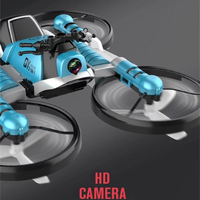 Rc Helicopter Electric - Land Air Dual Mode 2In1 Deformation