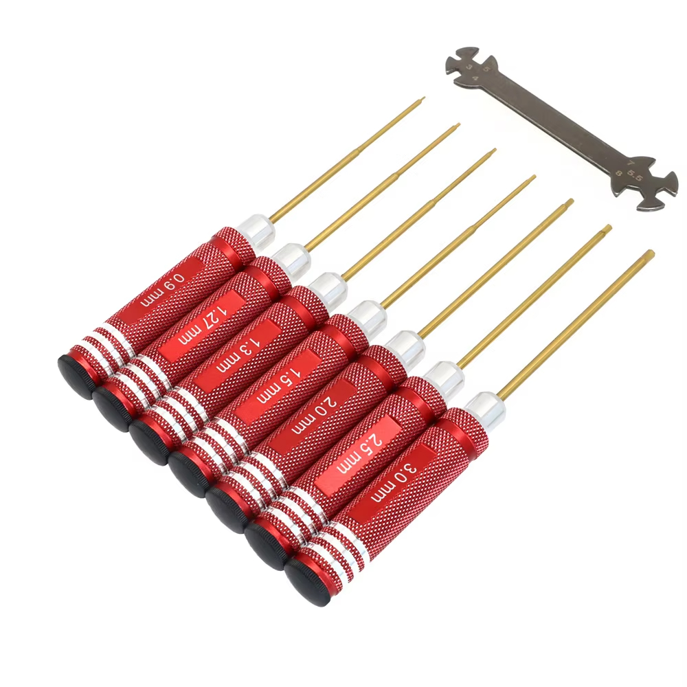 7pcs Hex Screw Driver Set Tita - Rc Helicopter Tool Kit ulasan dan harga