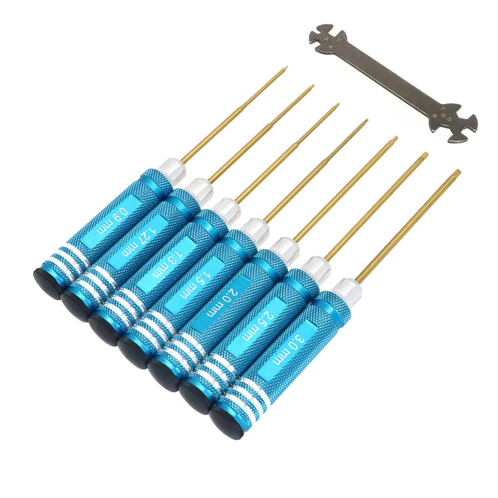 7pcs Hex Screw Driver Set Tita - Rc Helicopter Tool Kit ulasan dan harga